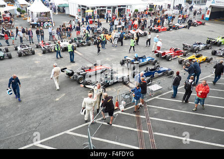 La formule à trois,parc ferme, 43.AvD-Oldtimer-Grand Prix 2015 ,Nürburgring Banque D'Images