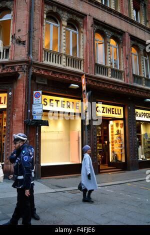 G. Zinelli shop/Bologne Italie Banque D'Images