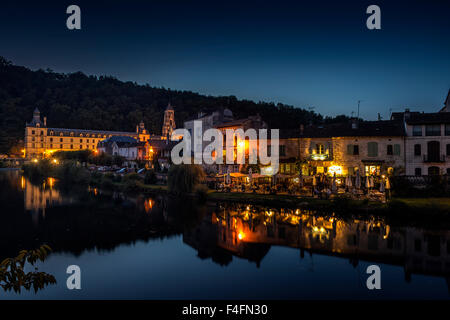 Brantome, 'Venise du Périgord, l'abbaye Saint Pierre, perigord, dordogne, Aquitaine, France Europe Banque D'Images