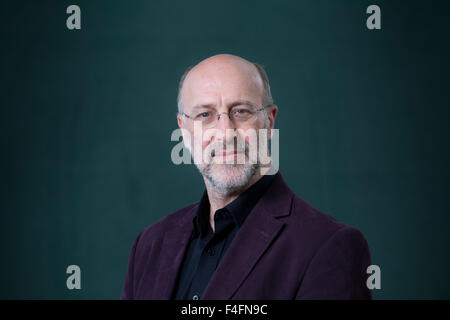 Mark Lewisohn est un auteur anglais, historien et l'autorité sur les Beatles, à l'Edinburgh International Book Festival 2015. Edimbourg, Ecosse. 24 août 2015 Banque D'Images