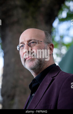 Mark Lewisohn est un auteur anglais, historien et l'autorité sur les Beatles, à l'Edinburgh International Book Festival 2015. Edimbourg, Ecosse. 24 août 2015 Banque D'Images