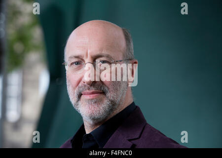 Mark Lewisohn est un auteur anglais, historien et l'autorité sur les Beatles, à l'Edinburgh International Book Festival 2015. Edimbourg, Ecosse. 24 août 2015 Banque D'Images