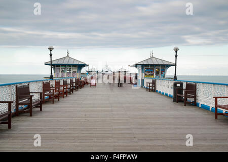 Jetée de Llandudno, Clwyd, Conwy, au nord du Pays de Galles Banque D'Images