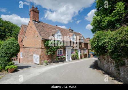 Maison ancienne dans le joli village de Chilham, Kent, UK Banque D'Images