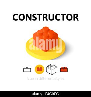 L'icône de constructeur de styles Illustration de Vecteur