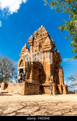 En dehors des scènes du temple Cham à Phanrang, Vietnam Banque D'Images