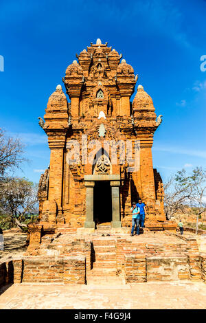 En dehors des scènes du temple Cham à Phanrang, Vietnam Banque D'Images