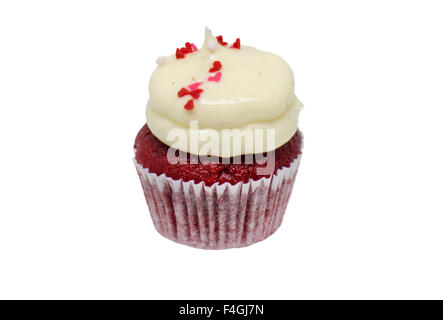 Pâtisserie Cupcake isolé sur fond blanc. Banque D'Images