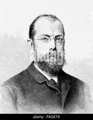 ROBERT KOCH (1843-1910), médecin et microbiologiste allemand Banque D'Images