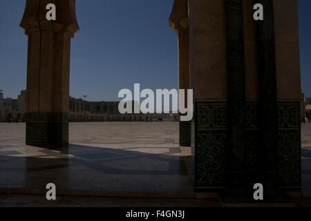 La Mosquée Hassan II ou Grande Mosquée Hassan II à Casablanca, Maroc Banque D'Images