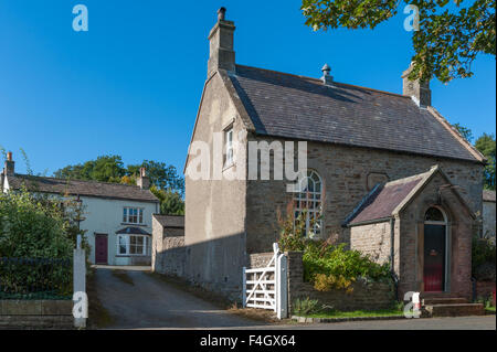 L'ancienne école à Carperby dans Wensleydale Yorkshire Banque D'Images