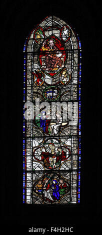 Fin du 13e siècle, vitraux, Cathédrale, Lady Chapel Banque D'Images