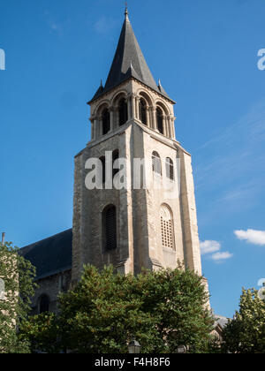 Tour de l'Abbaye de Saint-Germain-des-Prés Banque D'Images