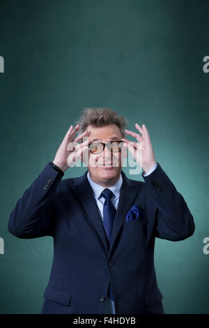 Gregory Everett 'Greg Proops', l'acteur américain, humoriste et animateur de télévision, écrivain, à l'Edinburgh International Book Festival 2015. Edimbourg, Ecosse. 26 août 2015 Banque D'Images