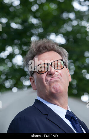 Gregory Everett 'Greg Proops', l'acteur américain, humoriste et animateur de télévision, écrivain, à l'Edinburgh International Book Festival 2015. Edimbourg, Ecosse. 26 août 2015 Banque D'Images