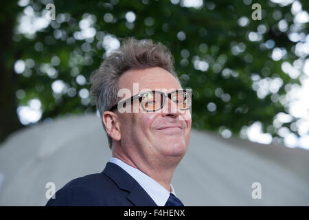 Gregory Everett 'Greg Proops', l'acteur américain, humoriste et animateur de télévision, écrivain, à l'Edinburgh International Book Festival 2015. Edimbourg, Ecosse. 26 août 2015 Banque D'Images