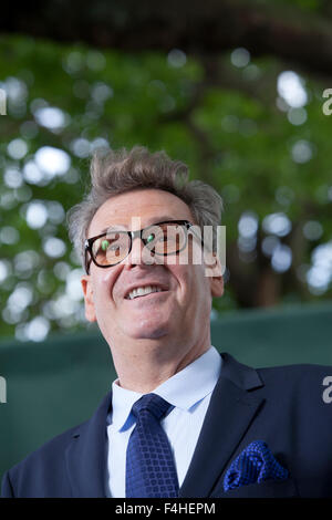 Gregory Everett 'Greg Proops', l'acteur américain, humoriste et animateur de télévision, écrivain, à l'Edinburgh International Book Festival 2015. Edimbourg, Ecosse. 26 août 2015 Banque D'Images