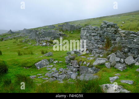 Déserté sur Achill Island, Irlande Banque D'Images