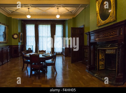 Une chambre à Sudley House, Liverpool. Banque D'Images