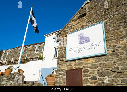 Highfield hotel à Portloe à Cornwall, England, UK Banque D'Images