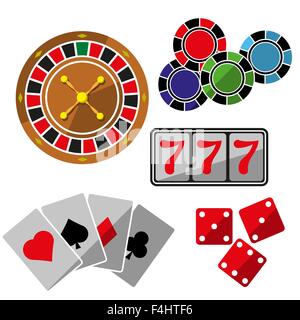 Set of icons for casino Illustration de Vecteur