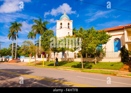 Viñales, Cuba - 13 septembre 2015 : Vinales est une petite ville et une municipalité située dans le centre-nord de la province de Pinar del Rio de Cuba. Banque D'Images