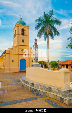 Viñales, Cuba - 13 septembre 2015 : Vinales est une petite ville et une municipalité située dans le centre-nord de la province de Pinar del Rio de Cuba. Banque D'Images