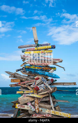 Playa Cabeza de Toro, Punta Cana, République dominicaine, Antilles, Caraïbes, Amérique Centrale Banque D'Images