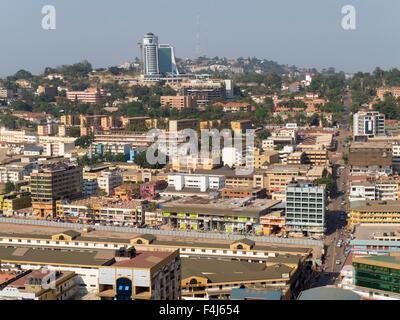 City skyline, Kampala, Ouganda, Afrique du Sud Banque D'Images