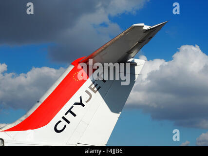 Close up de Cityjet logo de queue Banque D'Images