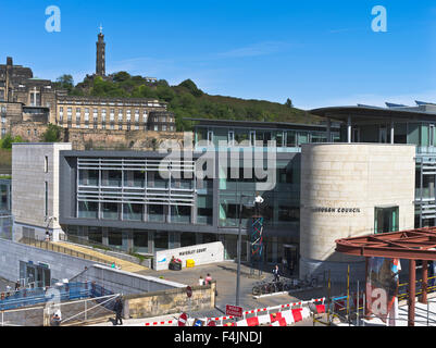 dh Waverley court CITY COUNCIL EDINBURGH City of Edinburgh Council buildings siège bureaux modernes extérieur Banque D'Images