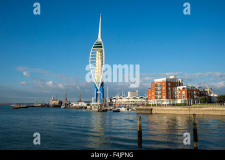 Unis Tour Spinnaker de Portsmouth Banque D'Images