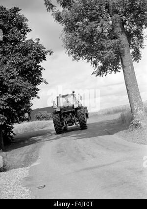 Tracteur de ferme Banque D'Images