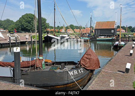 Musée Zuiderzee, Enkhuizen, préserver le patrimoine culturel - l'histoire maritime de l'ancienne région de Zuiderzee. Ijsselmeer, pays-Bas Hollande, Banque D'Images