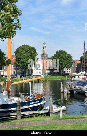 Oosterhaven Oude Haven Vieux Port Enkhuizen le pays-Bas Port Holland Banque D'Images