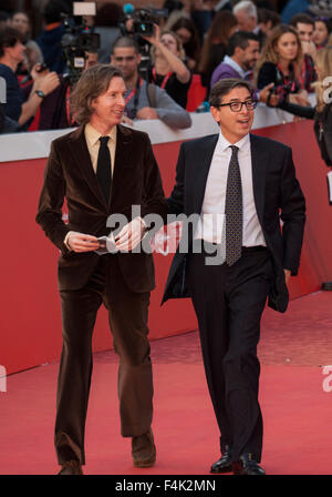 Rome, Italie. 19 Oct, 2015. Tapis rouge pour Wes Anderson à la 10ème Festival du Film de Rome, , Roma, Italie, 19/10/15 Crédit : Stephen Bisgrove/Alamy Live News Banque D'Images