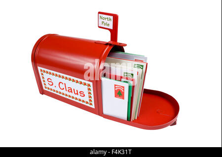Santa Claus' Mail Banque D'Images