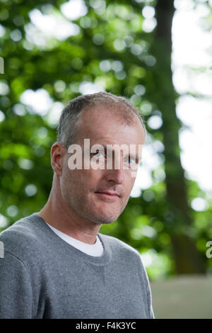 Robert Seethaler, l'écrivain autrichien, à l'Edinburgh International Book Festival 2015. Edimbourg, Ecosse. 28 août 2015 Banque D'Images