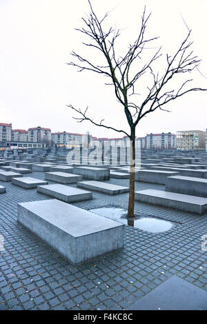 HOLOCAUST MEMORIAL, Berlin, Allemagne. Banque D'Images