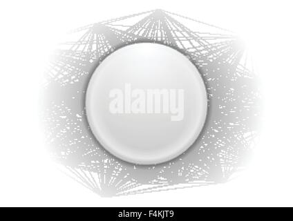Résumé cercle gris et les lignes. Vector background Illustration de Vecteur