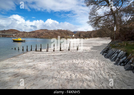 Silver Sands de Morar, Mallaig, Highland Ecosse Banque D'Images