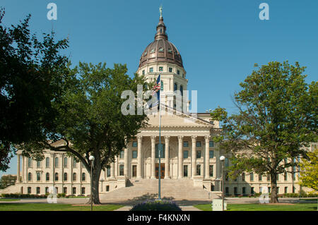 Kansas State Capitol, Topeka, Kansas, États-Unis Banque D'Images