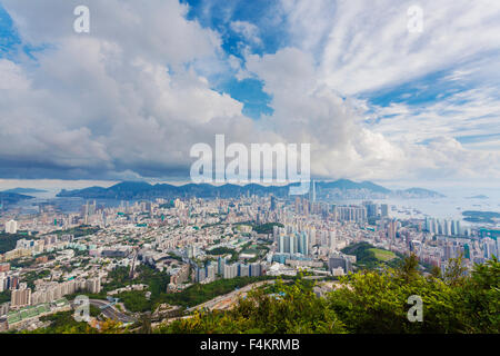 Hong Kong dans la journée Banque D'Images