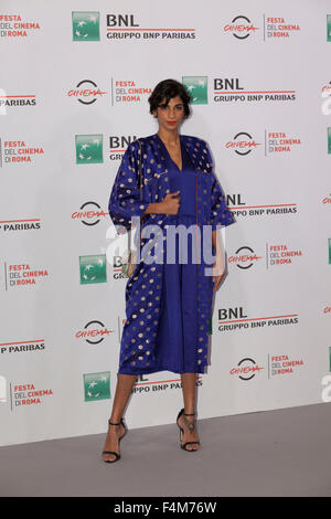 L'actrice indienne et le modèle Anushka Manchanda assiste à un photocall pour le film indien en colère déesses au 10e festival du film de Rome, Banque D'Images