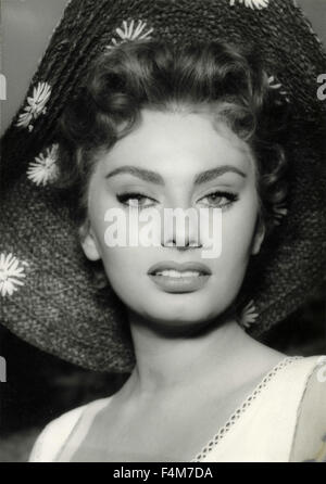 L'actrice italienne Sophia Loren Banque D'Images