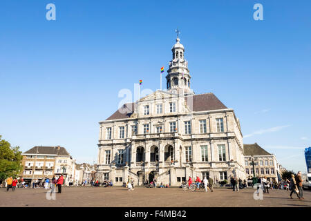 L'hôtel de ville, hôtel de ville, hôtel de ville, à la place du marché, Maastricht, Limbourg, Pays-Bas. Banque D'Images