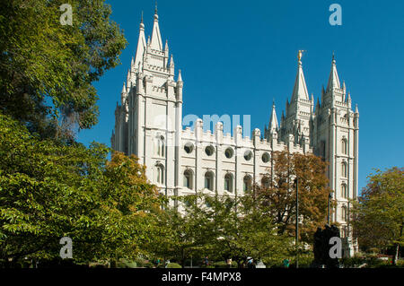 Mormon Temple, Salt Lake City, Utah, USA Banque D'Images