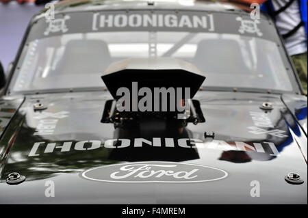 Ken Block's Ford Mustang Hoonicorn au Goodwood Festival of Speed au Royaume-Uni. Banque D'Images