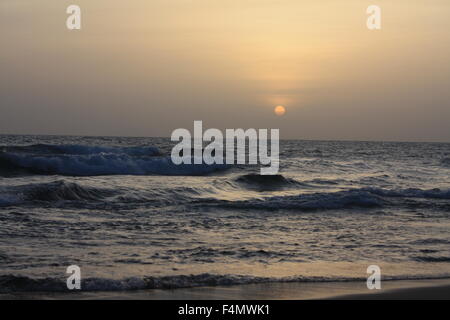 Coucher du soleil à Puerto Rico Banque D'Images