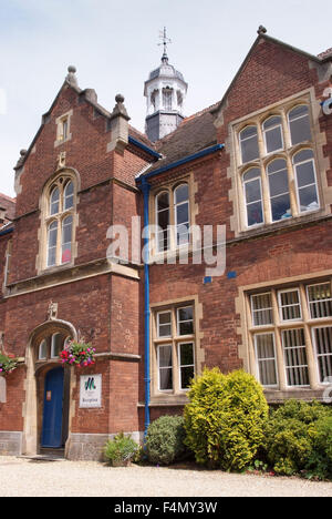 Matin Assemblée générale à maynard scolaire,un organisme indépendant de l'école sélective à Exeter, le Devonshire. Banque D'Images